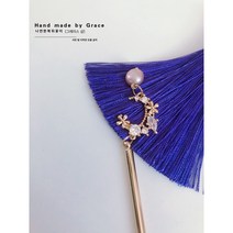 그레이스샵 [나연한복뒤꽂이] 달빛 핑크 담수진주 한복비녀 헤어장식