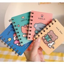 캐릭터 스프링 메모 무지 수첩 4종, 오리