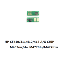 HP용토너칩 HP CF410/411/412/413 A/X CHIP (M452nw/dw M477fdn/M477fdw) HP452칩 CF452칩 M477칩, 노랑 CF412X 5K