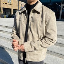 베럴댄나우 남자 투웨이 집업 스웨이드 자켓