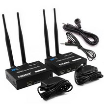 무선 영상 송수신기 hdmi 카메라 유튜버장비 200 5 전송 시스템, 하나의 tx와 하나의 rx, 우리 플러그