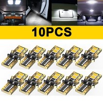 포드 호환 F150 aenvtol w5w t10 led canbus 전구 자동차 인테리어 램프 ford mondeo mk4 mk1 mk3 fiesta focus 2 mk2 c, 10pcs t10 led 전구