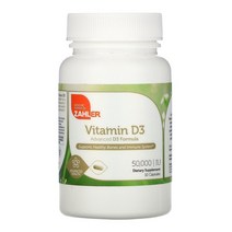 Zahler Vitamin D3 1 250 mcg (50 000 IU) 10 Capsules옵션확인필수, 120 개
