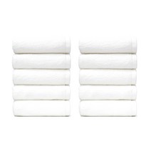 100%국내생산 타월톡톡 호텔수건 30수 160g, 화이트, 10장