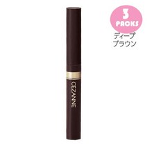 Cezanne 세잔느 일본발송 Fushin 아이브로우 03 딥 브라운 3팩, 3개