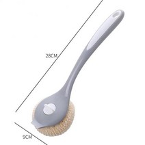 주방 청소 브러시 깨끗한 좁은 긴 손잡이 물고기 탱크 짚 아기 우유 병 갭 유리 튜브, [04] 1PC
