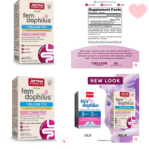 유산균 Jarrow Formulas 펨도피러스 여성용 유산균 10억 60캡슐, 30 Count (Pack of 1)