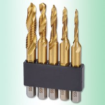 이엑스파워 드릴탭세트 (5pcs) EDT-5 공구 수공구 수작업공구 절삭 금형 공작, 드릴탭세트(5PCS), 세트 EDT-5, 5개
