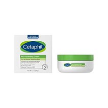 CETAPHIL 데일리 하이드레이팅 로션 히알루론산 함유 3 액량 온스 24시간 동안 지속되는 수분 공급 복합성 피부용 무향 논코메도제닉 피부과 전문의 추천 브랜드, Rich Hydrating Cream
