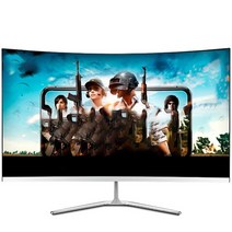 게이밍모니터 32 인치 144Hz Uhd 모니터 세트 Pc 데스크탑 hz 곡선 4K 게임용, [01] black 1k 75hz curved