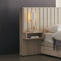 동서가구 이즈 로웰 수납 호텔 침대 슈퍼싱글 퀸 SS Q, 11_추가구매_LED협탁(1개)  ISG185, 워시