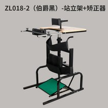 기립 보조기 재활훈련 보행 재활 기립대 다기능 특수 하지 마비 장비 환자 운동, 09.블랙 스탠드+교정기