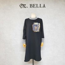 [엠벨라] 체크 포인트 반폴라 미디엄 원피스_MBAF10O008