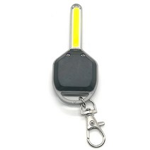 Portable COB LED Keychain Lights Outdoor Emergency Light Mini Flashlight Pocket-sized Torch, 01 Silver