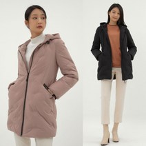 [지센] 여성 퀼팅 덕다운 패딩점퍼(색상2종)