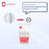 전동 칫솔모 리필 원래 Oclean 브러시 헤드 X Pro Elite Flow One Z1 F1 E1 Air 2 X10 모든 시리즈 스마트 소닉 전기 칫솔 팁 액세서리, 한개옵션1, 07 Oclean P1C1 W02 2