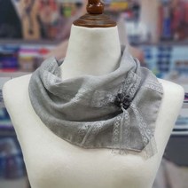 앙세르 삼각 열매 레이스 스카프