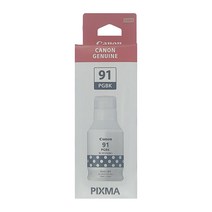 캐논 GI-91 잉크 G2960 G3960 G1920 G2923 G3923 G3920, 검정, 1개