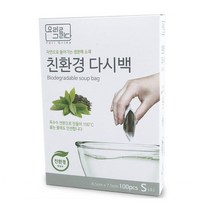 요리를그리다 친환경 다시백 S, 100개입, 1개
