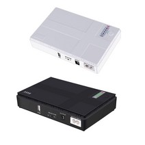 무정전 전원공급 장치 10400 mah 미니 휴대용 ups wifi 용 5v9v12v 라우터 대용량 백업 어댑터, 없음