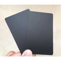 카드 프린터 사원증 발급기 제작 칩 신용 가없는 최고의 pvc 플라스틱 빈 id 얇은, 10pcs 검은 색 PVC
