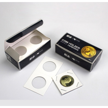 동전 수집 코인 케이스 보관 종이 홀더 50장 기념 주화 W-20, 23mm