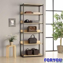 ForU146 스틸 5단 드레스룸 시스템선반장 스탠드옷걸이 스탠드행거 스탠드헹거, 애쉬