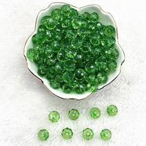6/8/10mm 투명면 처리 된 평면 아크릴 비즈 보석 만들기위한 느슨한 스페이서 DIY 수제 팔찌 액세서리, 10mm(30pcs), 07