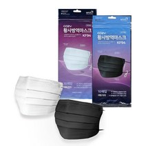 코지 KF94 덴탈마스크 100매 황사방역 블랙 화이트 10매X10팩, 10팩, 화이트(50매)+블랙(50매)