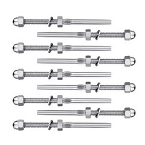 SGYM 10/20/50pcs 케이블 난간 하드웨어 스웨이지 스터드 텐션 엔드 피팅 터미널 1/8 quot케이블 데크 키트 핸드, [03] 50pcs