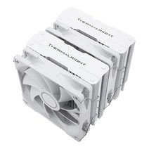 써멀라이트 Peerless Assassin 120 화이트 CPU 에어 쿨러 히트 파이프 6개 TL-C12W PWM 팬 알루미늄 방열판 커버 AGHP 기술 AMD AM4/A, PA120 White