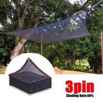차광막 그늘막 그늘애 black 3 pin anti-uv hdpe shading net 정원 인클로저 스크린 울타리 개인 정보 메쉬 자동차 양산 캐노피 pergolas 태양 소, 협력사, 3핀 블랙 그물, 6x6m