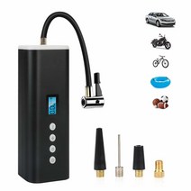 자전거 에어 펌프 타이어 공기 압축기 팽창기 LED 비상 경고등 타이어 팽창기 150PSI 충전식 미니 펌프 휴대용 휴대용 자전거 오토바이 공 수영 링 자전거 액세서리용