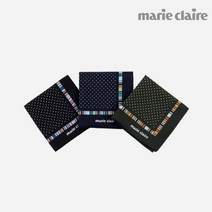 마리끌레르 멀티도트 나염 손수건 44x44