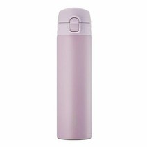락앤락 슬림핏 원터치 텀블러 400ml 바이올렛, 단품