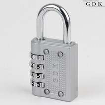 GDK GD40 GB40 다이얼 번호 자물쇠, GD40(그레이)