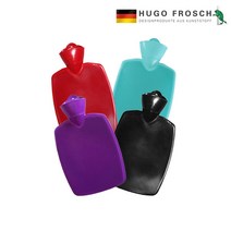 독일 휴고프로쉬 보온물주머니 핫팩 클래식 반루버 노커버 1.8L, 블랙