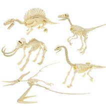3D 입체 해골 공룡 뼈 펴즐 모형 만들기 돌봄 에듀 실험 방과후 화석 장난감 어린이 학습, 매머드