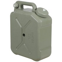 REDCAMP 수도꼭지 포함 15.1L(4갤런) 휴대용 물통 캠핑 야외 하이킹용 물 보관 캠프 워터 저그 15L 업데이트 454013, Green 20l