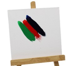 얇은캔버스 20x20cm 젯소처리된 휴대용 미니보드