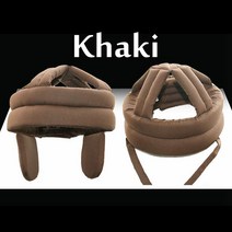 경량 안전모 산업 안전 헬멧 노인 보호 캡 가정 안전 통기성 코튼 낙하 방지 버퍼 조절 가능한 빈 탑 두, 04 Khaki_02 M