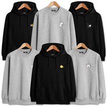 [당일출고] 12종 견/묘 블랙 그레이 컬러 후드 맨투맨 티셔츠 모음