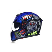 쇼에이 오픈페이스 티티앤코 헬멧 풀 페이스 오토바이 헬멧 모터사이클 안전모 더블 바이저 충돌 보호 장비, XXL, 12