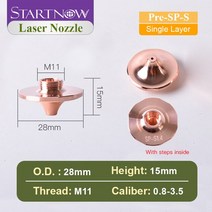 Startnow-Precitec 레이저 노즐 SP 시리즈 싱글 더블 레이어 파이버 레이저 커팅 노즐 한스 커팅 머신 부, 01 Pre-SP-S_06 1.6