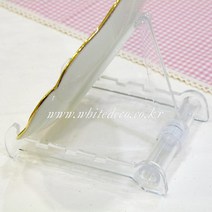 투명 접시 이젤(기울기조절가능), 불투명