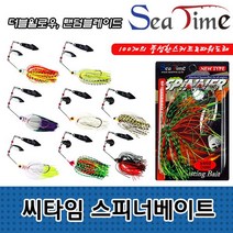 씨타임 스피너베이트 탠덤 더블윌로우 배스 루어 낚시, 씨타임 Sbait 더블 14g 1