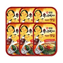 샘표 우리엄마깻잎 매콤한맛 70g 6개