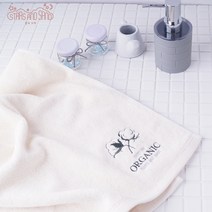오가닉 아기세면타올 아기수건 샤워 유아 신생아세안타월, 오가닉 세면타올, 1개