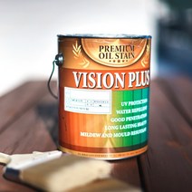 [VISIONPLUS] 목재내부 침투형 오일스테인 4L, 연두, 1개