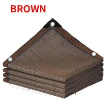 어닝 야외 마당 차양 직사각형 정원 식물 커버 HDPE 자동차 캐노피 2x3m 3x5m, 02 brown_01 2x2m